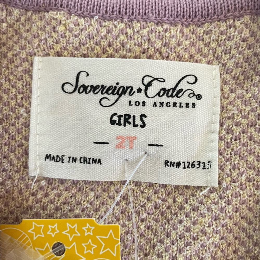 Sovereign Code Purple Star Cardigan - Picture 6 of 6